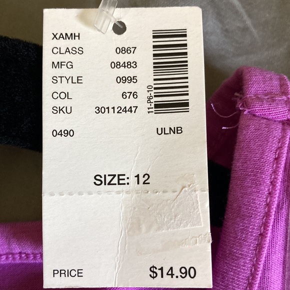 Justice Girls Halloween Long Sleeve | Size 12 | BRAND NEW WITH TAGS - Picture 5 of 5